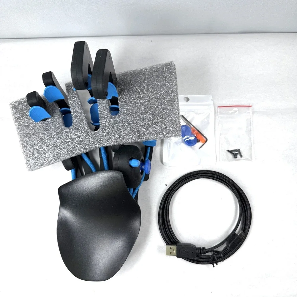 Azeron Cyborg PC Gaming Keypad Mappable Keys Blue/Black / New Open Box